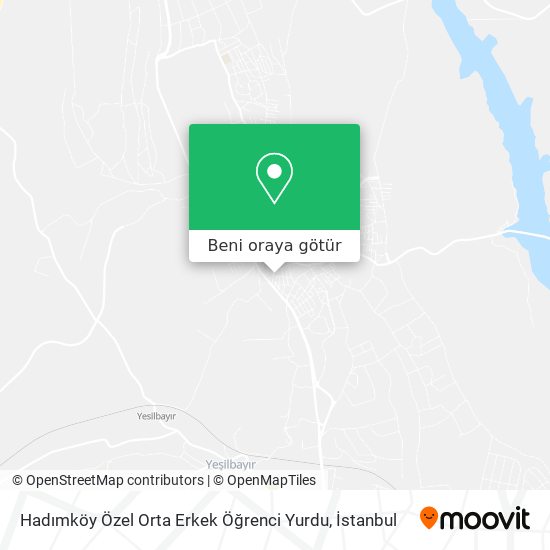Hadımköy Özel Orta Erkek Öğrenci Yurdu harita