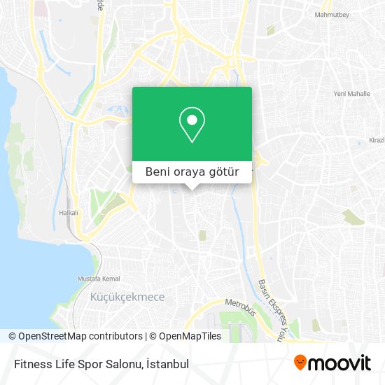 Fitness Life Spor Salonu harita