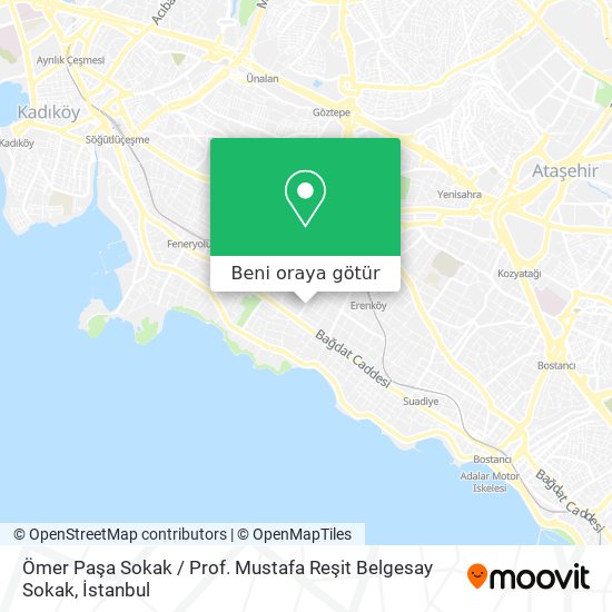 Ömer Paşa Sokak / Prof. Mustafa Reşit Belgesay Sokak harita