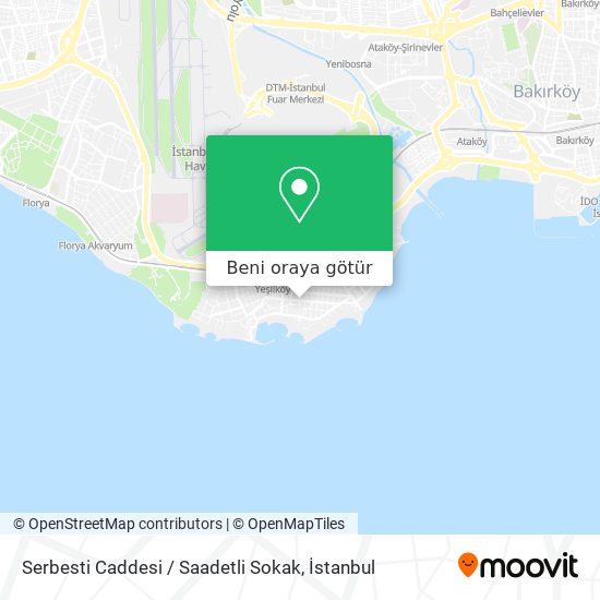 Serbesti Caddesi / Saadetli Sokak harita