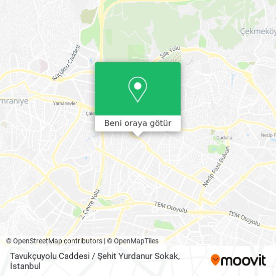 Tavukçuyolu Caddesi / Şehit Yurdanur Sokak harita