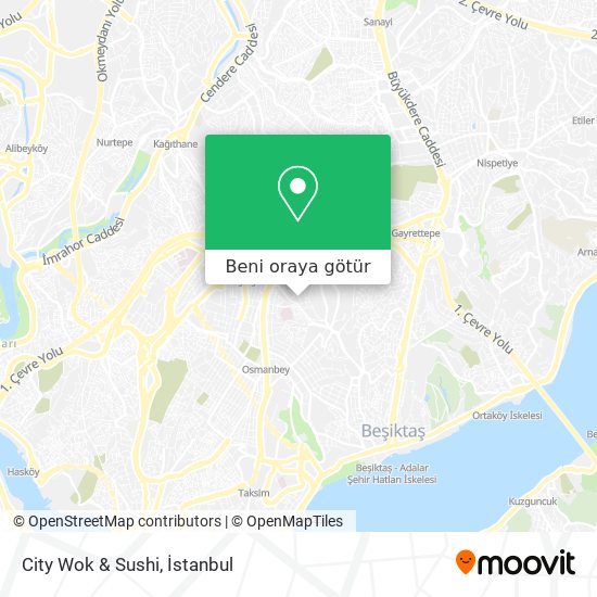 City Wok & Sushi harita