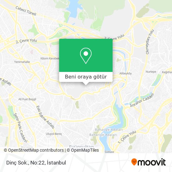 Dinç Sok., No:22 harita