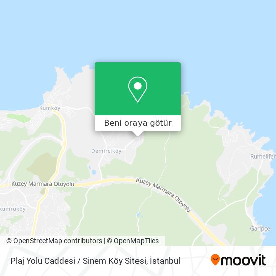 Plaj Yolu Caddesi / Sinem Köy Sitesi harita