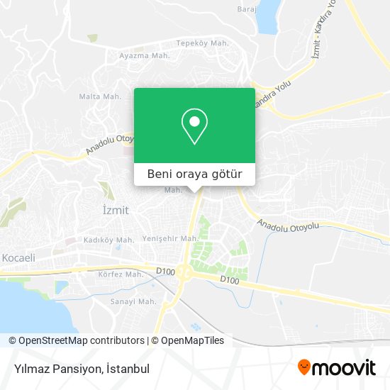 Yılmaz Pansiyon harita