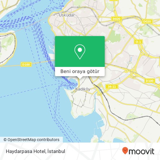 Haydarpasa Hotel harita