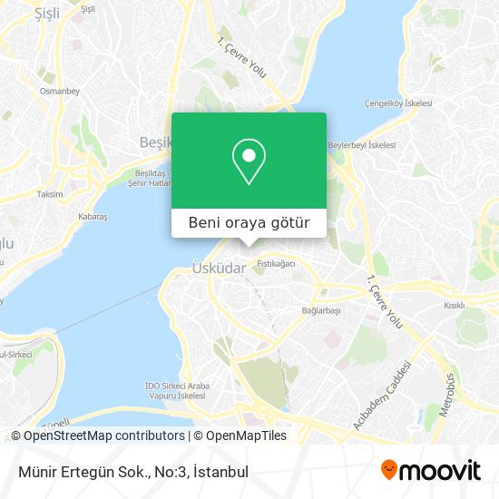 Münir Ertegün Sok., No:3 harita