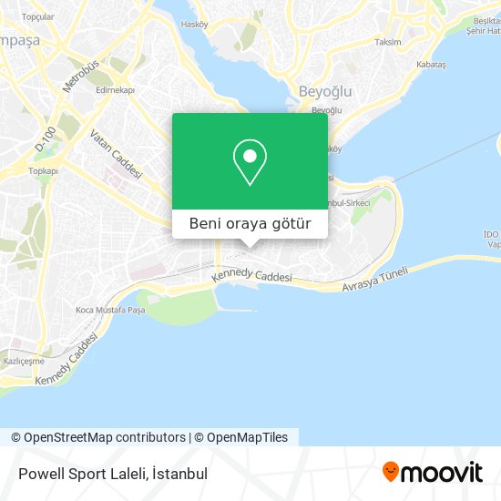 Powell Sport Laleli harita