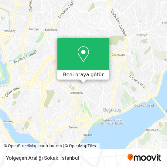 Yolgeçen Aralığı Sokak harita