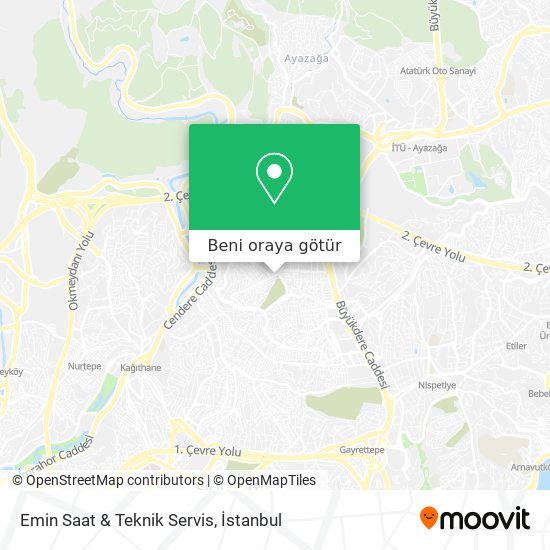 Emin Saat & Teknik Servis harita