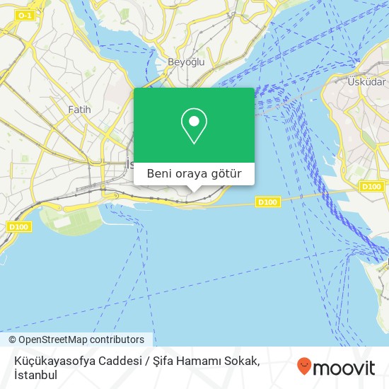 Küçükayasofya Caddesi / Şifa Hamamı Sokak harita