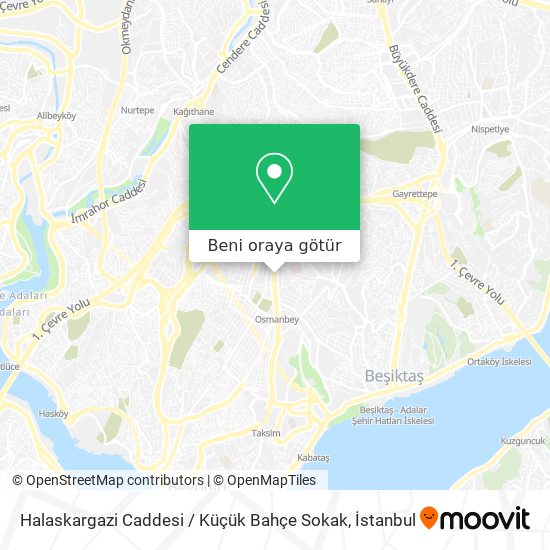 Halaskargazi Caddesi / Küçük Bahçe Sokak harita