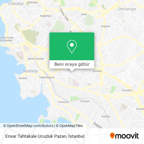 Ensar Tahtakale Ucuzluk Pazarı harita