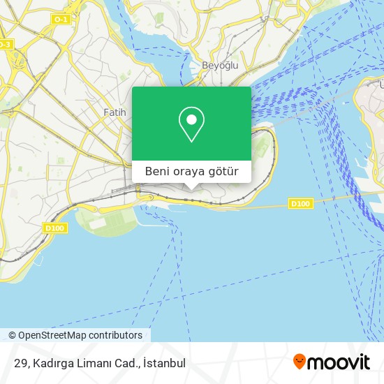 29, Kadırga Limanı Cad. harita
