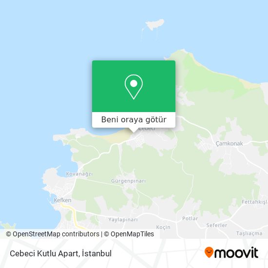 Cebeci Kutlu Apart harita
