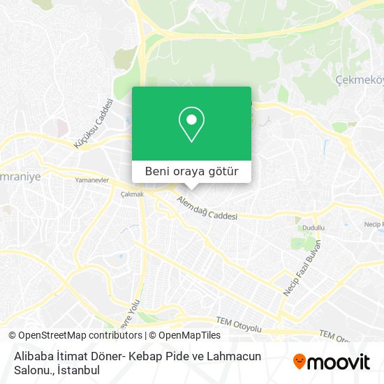 Alibaba İtimat Döner- Kebap Pide ve Lahmacun Salonu. harita