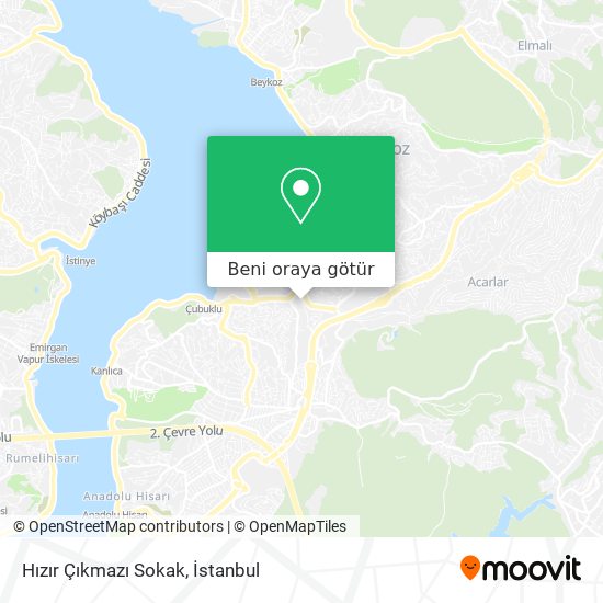 Hızır Çıkmazı Sokak harita
