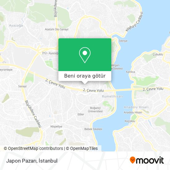 Japon Pazarı harita