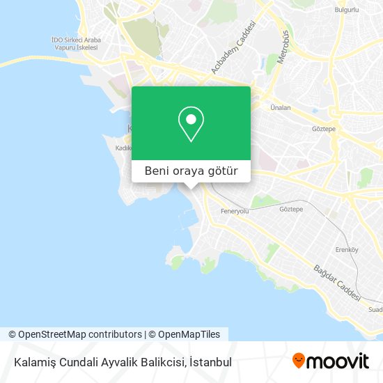 Kalamiş Cundali Ayvalik Balikcisi harita