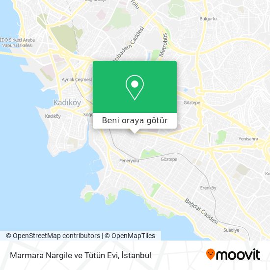 Marmara Nargile ve Tütün Evi harita