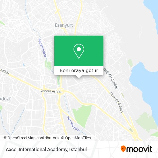 Axcel International Academy harita