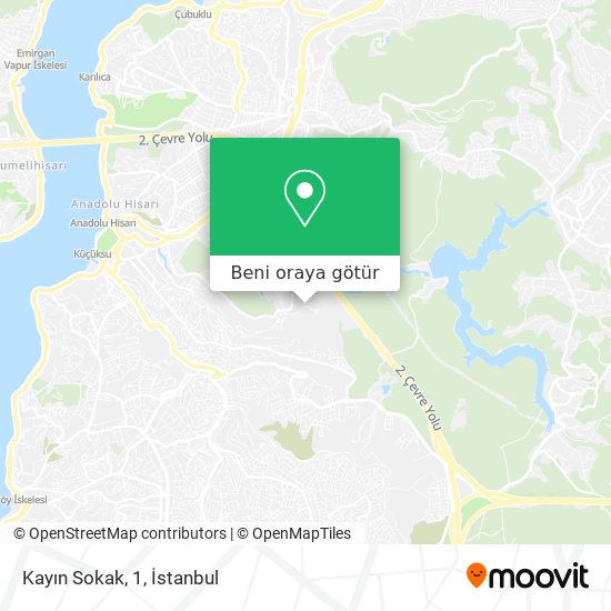 Kayın Sokak, 1 harita