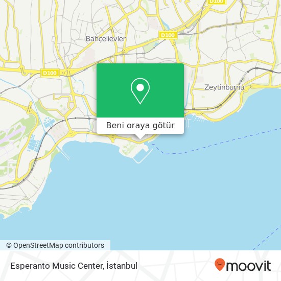 Esperanto Music Center harita