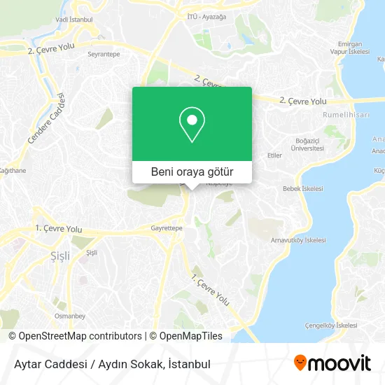 Aytar Caddesi / Aydın Sokak harita