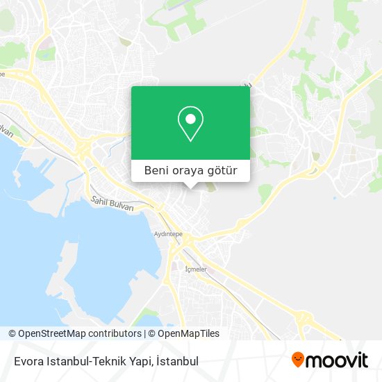 Evora Istanbul-Teknik Yapi harita