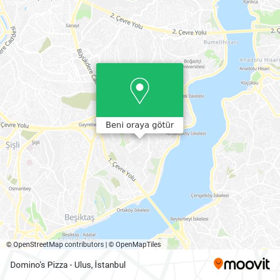 Domino's Pizza - Ulus harita