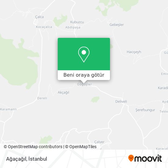 Ağaçağıl harita
