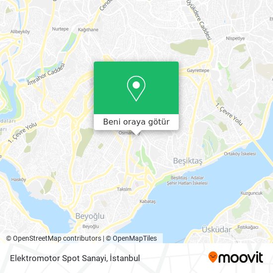 Elektromotor Spot Sanayi harita