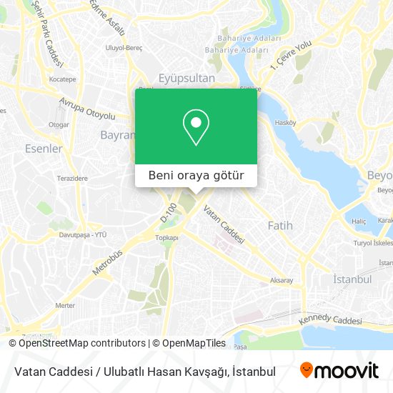 Vatan Caddesi / Ulubatlı Hasan Kavşağı harita