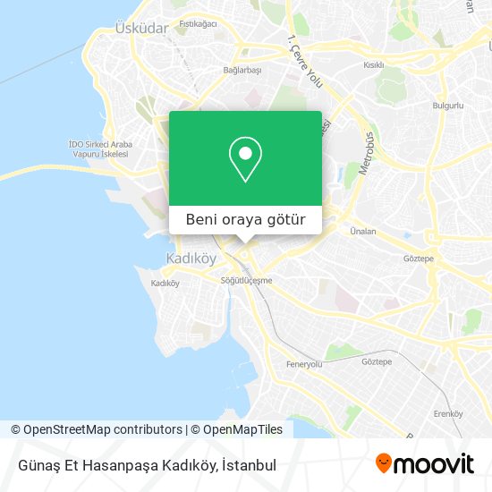 Günaş Et Hasanpaşa Kadıköy harita