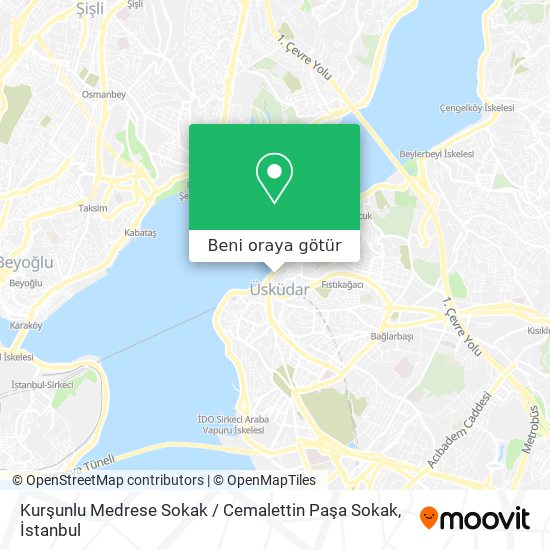 Kurşunlu Medrese Sokak / Cemalettin Paşa Sokak harita
