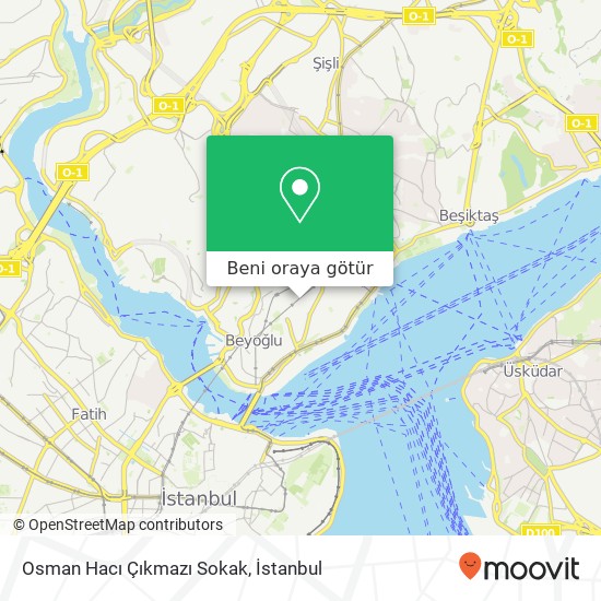 Osman Hacı Çıkmazı Sokak harita