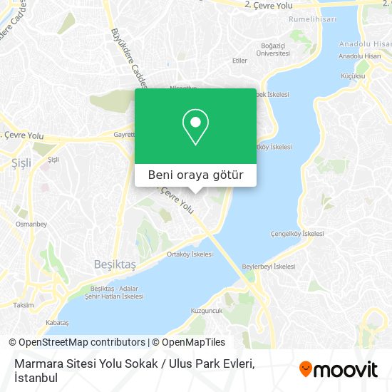 Marmara Sitesi Yolu Sokak / Ulus Park Evleri harita