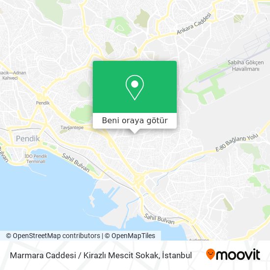 Marmara Caddesi / Kirazlı Mescit Sokak harita