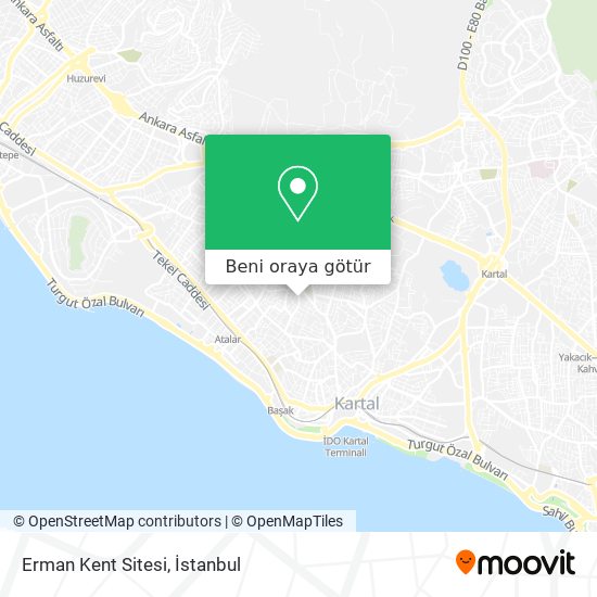Erman Kent Sitesi harita