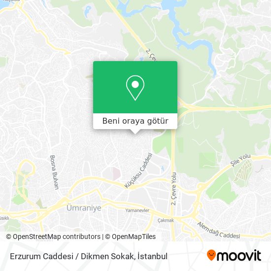 Erzurum Caddesi / Dikmen Sokak harita