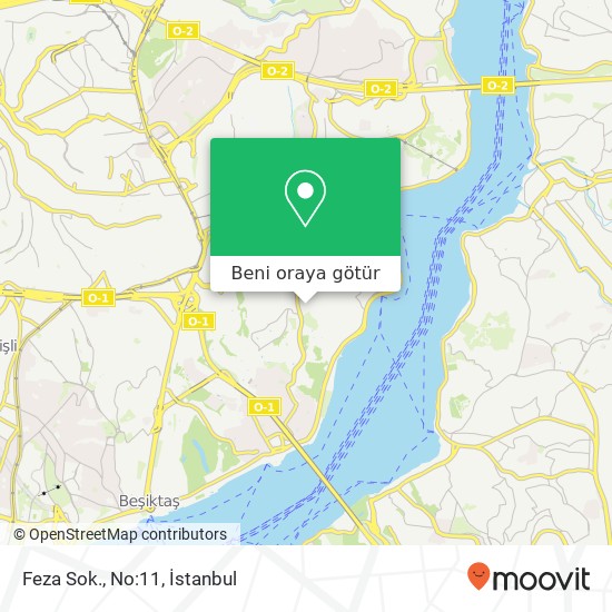 Feza Sok., No:11 harita