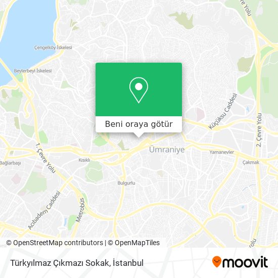 Türkyılmaz Çıkmazı Sokak harita