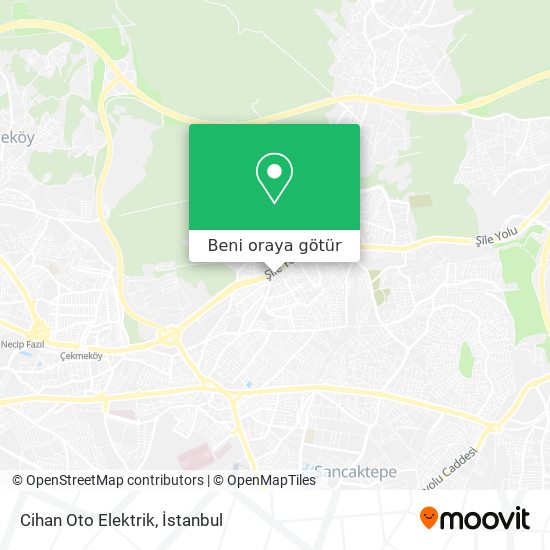 Cihan Oto Elektrik harita