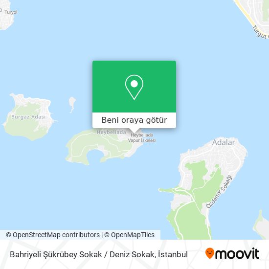 Bahriyeli Şükrübey Sokak / Deniz Sokak harita