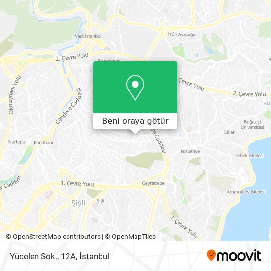 Yücelen Sok., 12A harita