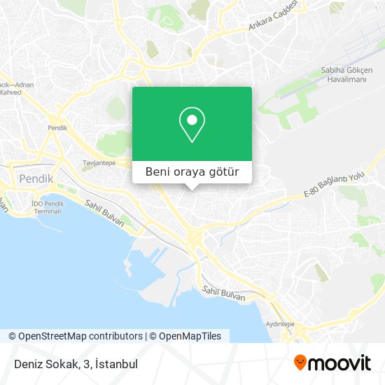 Deniz Sokak, 3 harita