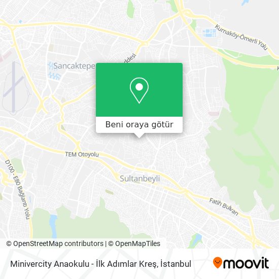 Minivercity Anaokulu - İlk Adımlar Kreş harita