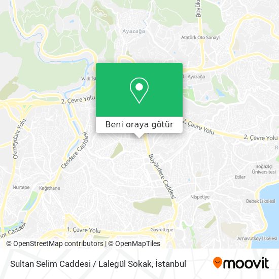 Sultan Selim Caddesi / Lalegül Sokak harita