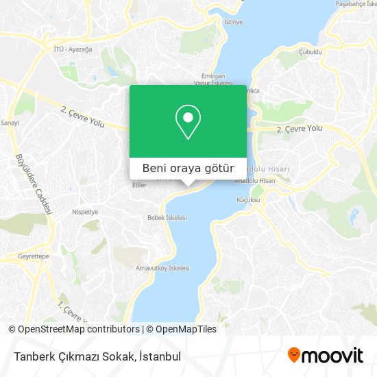 Tanberk Çıkmazı Sokak harita