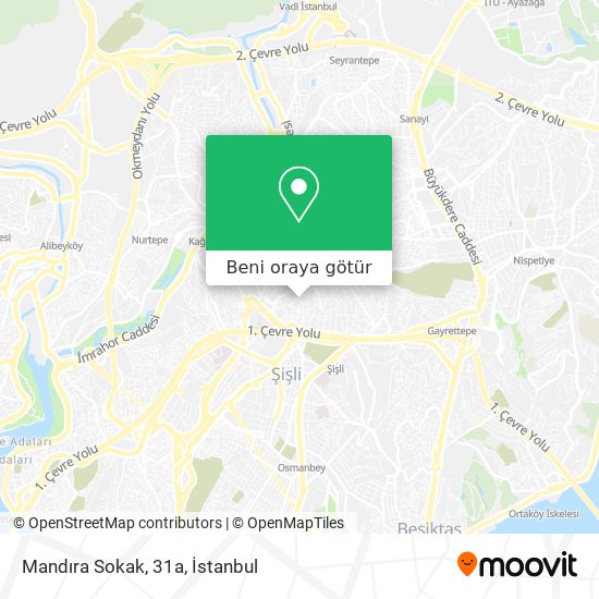 Mandıra Sokak, 31a harita